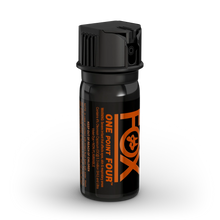 Load image into Gallery viewer, Fox Labs' One Point Four® Hottest Pepper Spray with 1.4 MC plus UV Marking Dye, 2 Ounce Stream or 4oz Cone Fog Spray