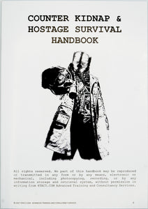 COUNTER KIDNAP & HOSTAGE SURVIVAL HANDBOOK Paperback