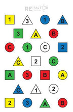 Load image into Gallery viewer, RE Factor Dead Man's Hand Shooting Deck + IQ Targets (10 Pack)