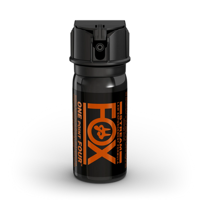 Fox Labs' One Point Four® Hottest Pepper Spray with 1.4 MC plus UV Marking Dye, 2 Ounce Stream or 4oz Cone Fog Spray