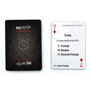 RE Factor Combat Fitness Deck PUSHUP EDITION