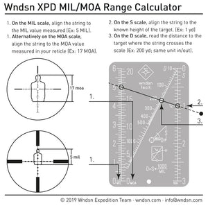 WNDSN Range Calculator Dogtag
